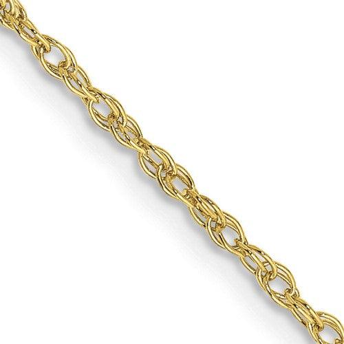 10k 1.3mm Heavy-Baby Rope Chain - Seattle Gold Grillz