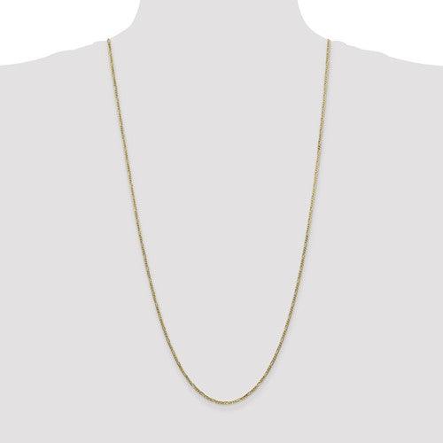 10k 1.75mm Polished Figaro Chain - Seattle Gold Grillz