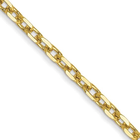 10k 1.80mm Diamond Cut Cable Chain - Seattle Gold Grillz