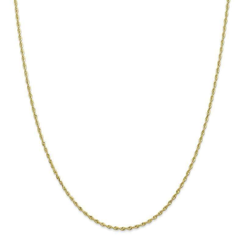10k 1.85mm Diamond Cut Quadruple Rope Chain - Seattle Gold Grillz
