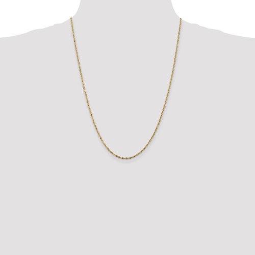 10k 1.85mm Diamond Cut Quadruple Rope Chain - Seattle Gold Grillz