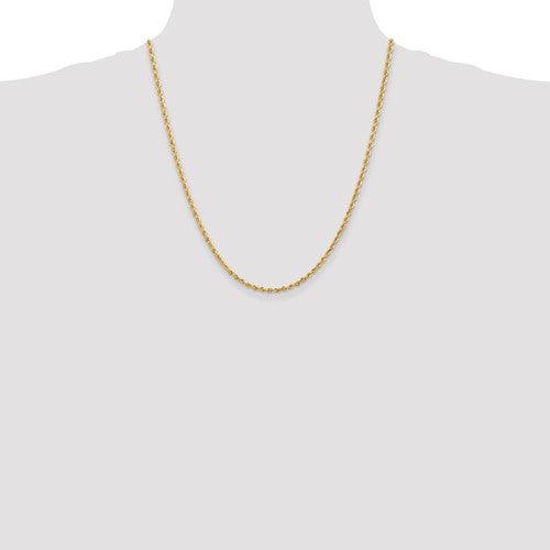 10k 2.75mm Diamond Cut Quadruple Rope Chain - Seattle Gold Grillz