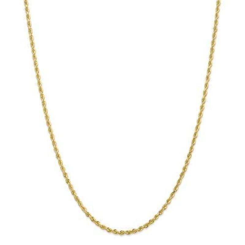 10k 2.75mm Diamond Cut Quadruple Rope Chain - Seattle Gold Grillz