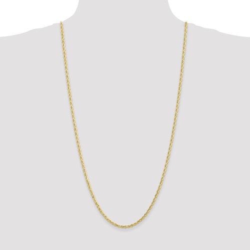 10k 3.0mm Diamond Cut Quadruple Rope Chain - Seattle Gold Grillz