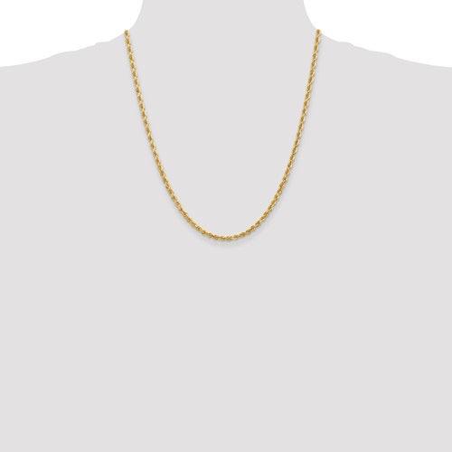 10k 3.35mm Diamond Cut Quadruple Rope Chain - Seattle Gold Grillz