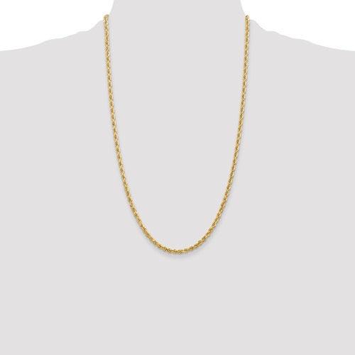 10k 3.35mm Diamond Cut Quadruple Rope Chain - Seattle Gold Grillz