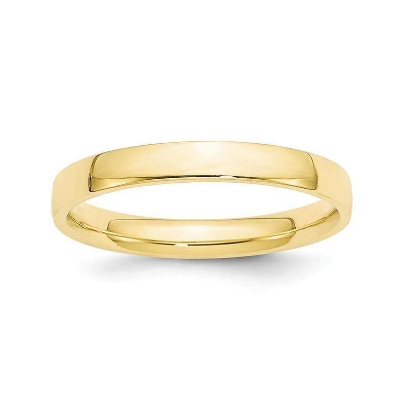 10K 3mm Lightweight Comfort Fit Band - Seattle Gold Grillz