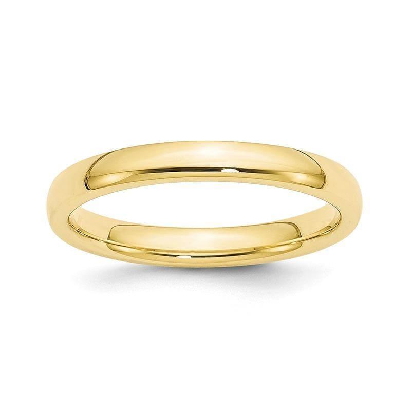 10K 3mm Standard Comfort Fit Band - Seattle Gold Grillz