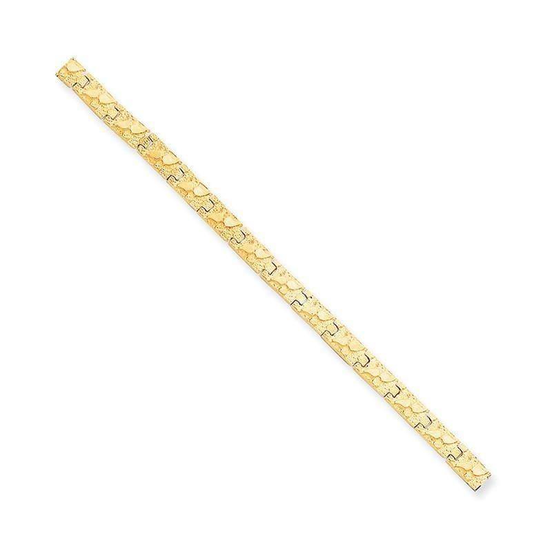 10k 4.0mm Nugget Bracelet - Seattle Gold Grillz