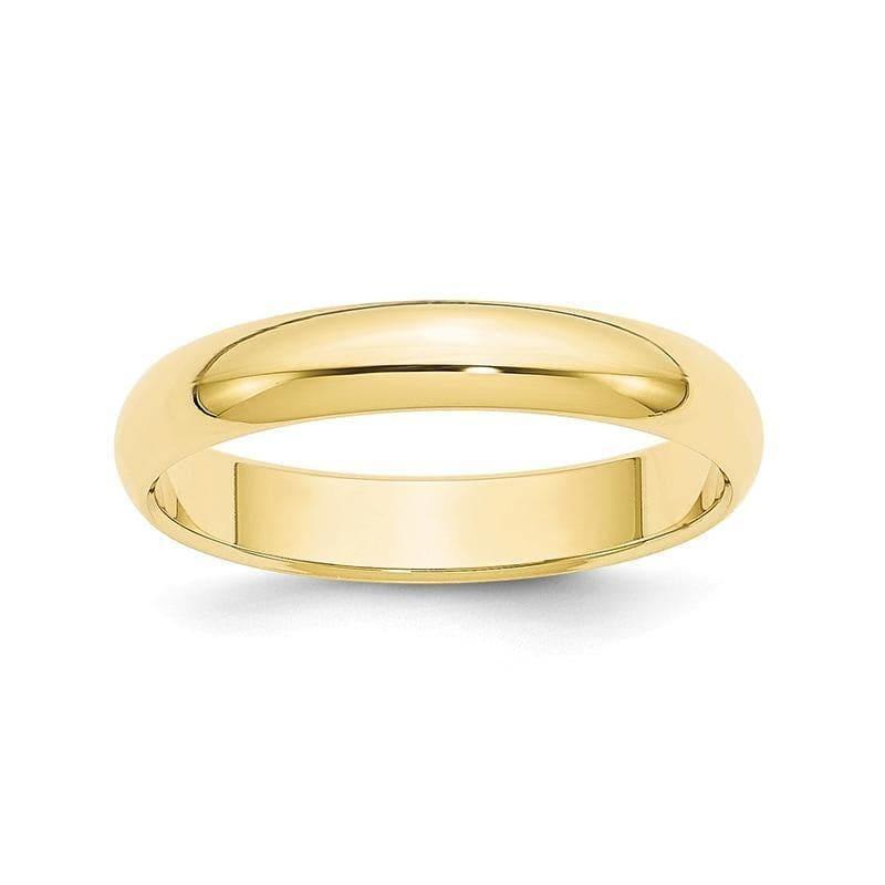 10K 4mm Half Round Band - Seattle Gold Grillz