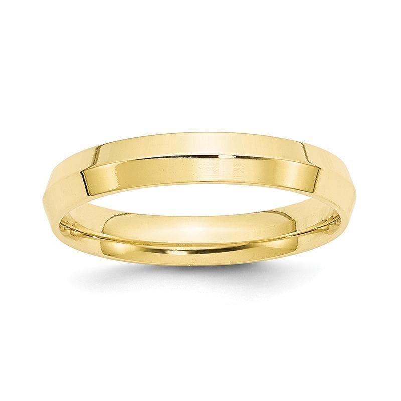 10K 4mm Knife Edge Comfort Fit Band - Seattle Gold Grillz