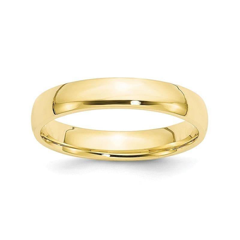 10K 4mm Lightweight Comfort Fit Band - Seattle Gold Grillz