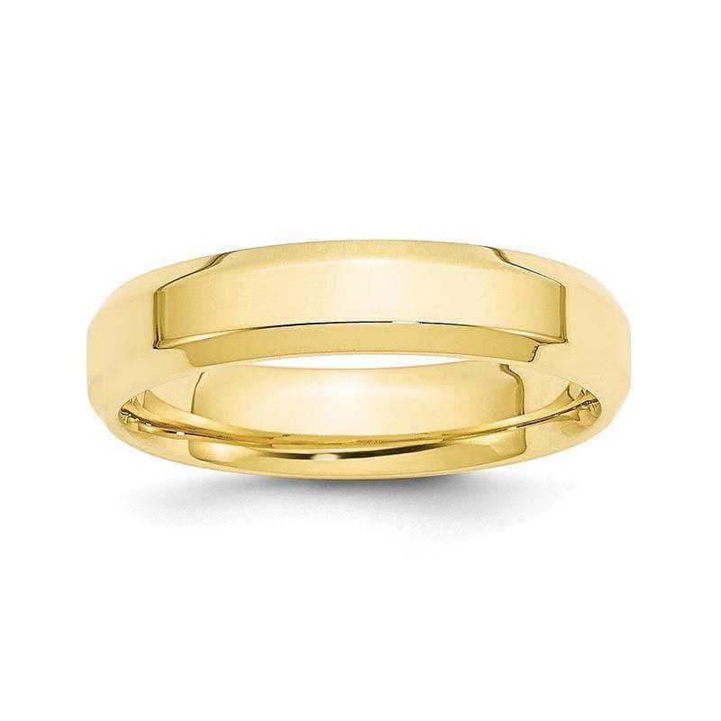 10K 5mm Bevel Edge Comfort Fit Band - Seattle Gold Grillz