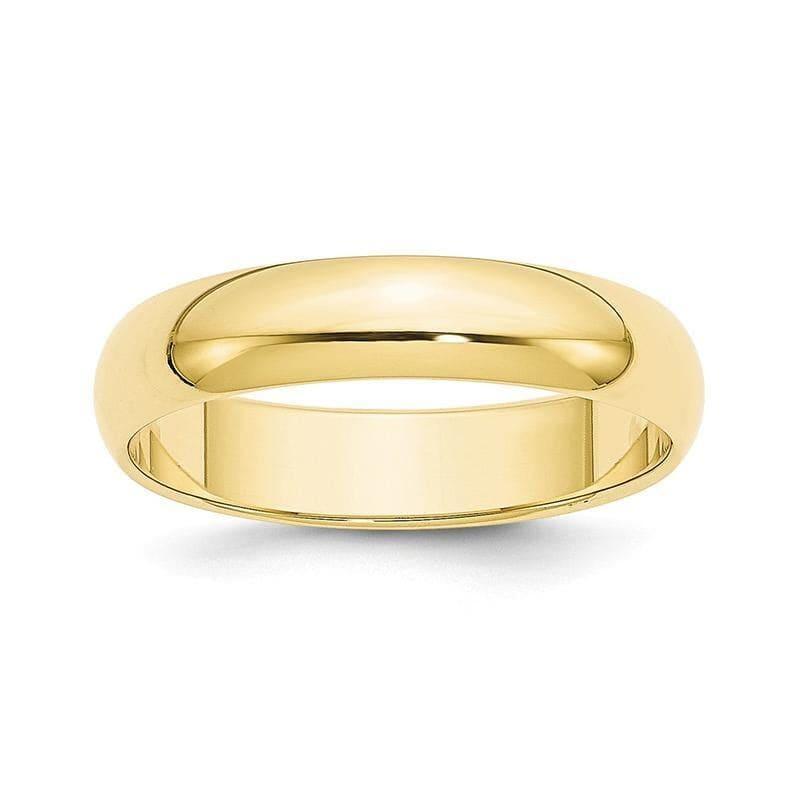 10K 5mm Half Round Band - Seattle Gold Grillz