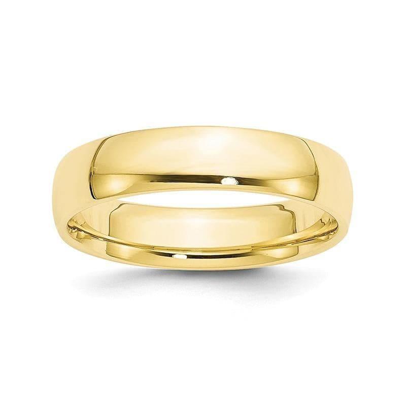 10K 5mm Lightweight Comfort Fit Band - Seattle Gold Grillz