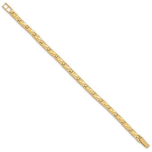 10k 6.0mm Nugget Bracelet - Seattle Gold Grillz