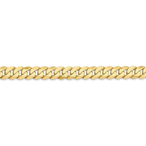 10k 6.1mm Flat Beveled Curb Chain - Seattle Gold Grillz