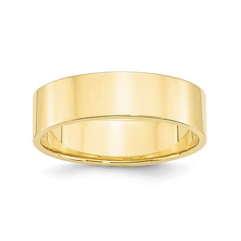 10K 6mm Lightweight Flat Band - Seattle Gold Grillz