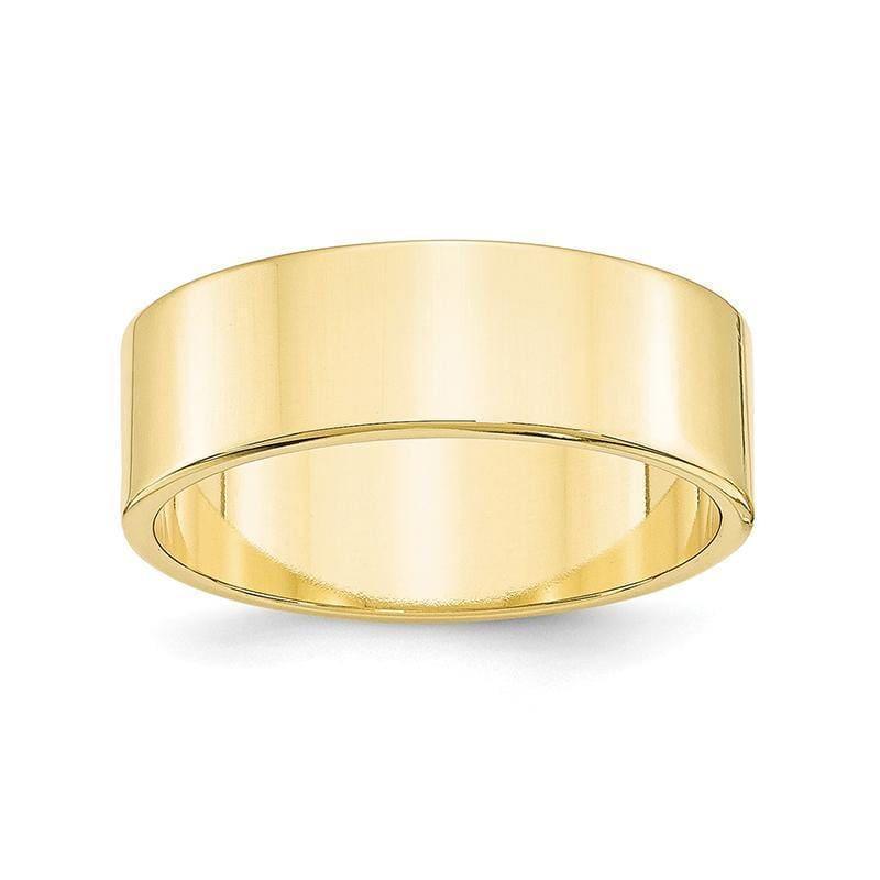 10K 7mm Lightweight Flat Band - Seattle Gold Grillz