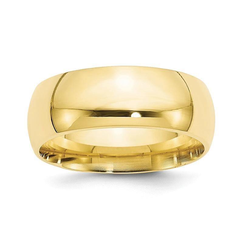 10K 8mm Standard Comfort Fit Band - Seattle Gold Grillz