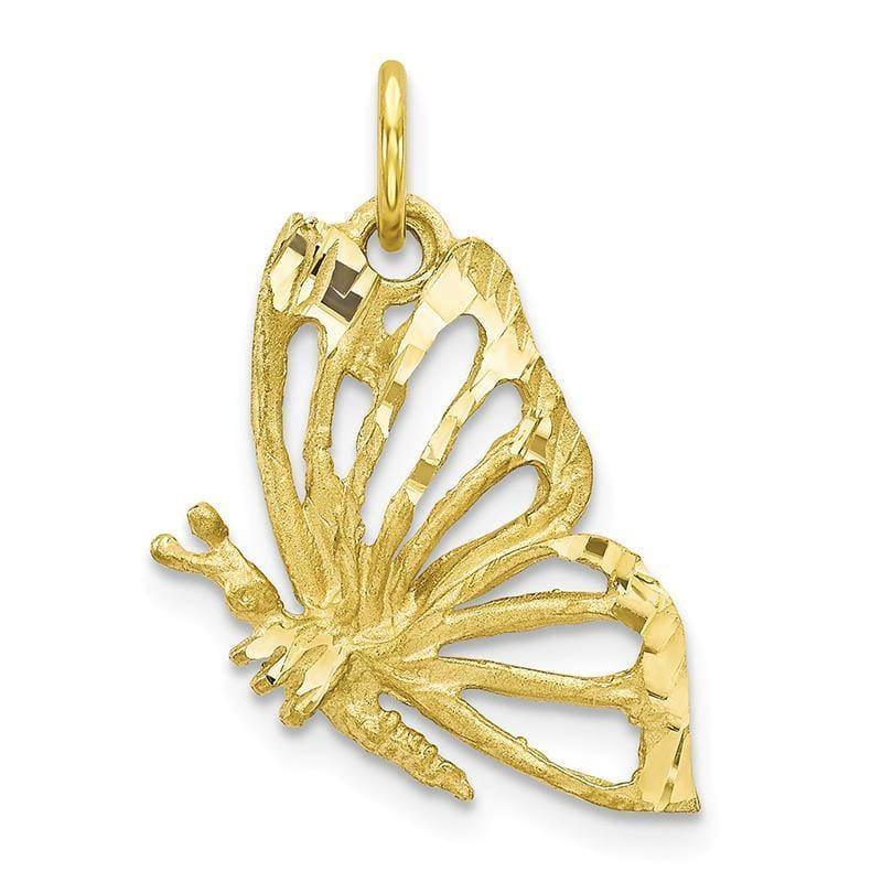 10k Butterfly Charm - Seattle Gold Grillz