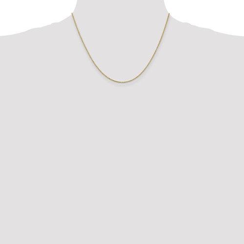 10k Gold 1.10mm Box Chain - Seattle Gold Grillz