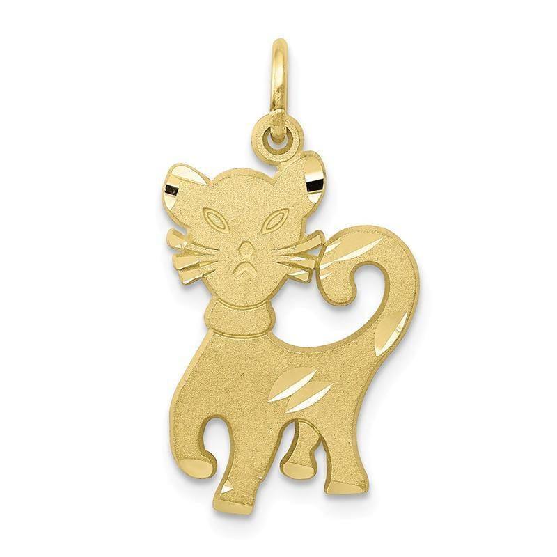 10k Gold Cat Charm - Seattle Gold Grillz