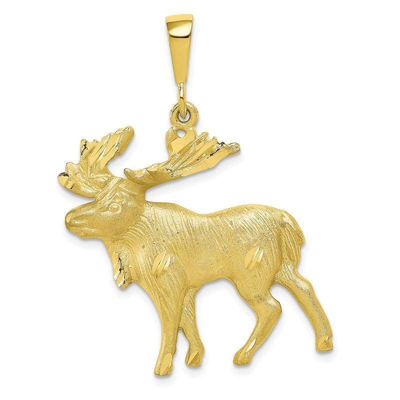 10k Moose Charm - Seattle Gold Grillz