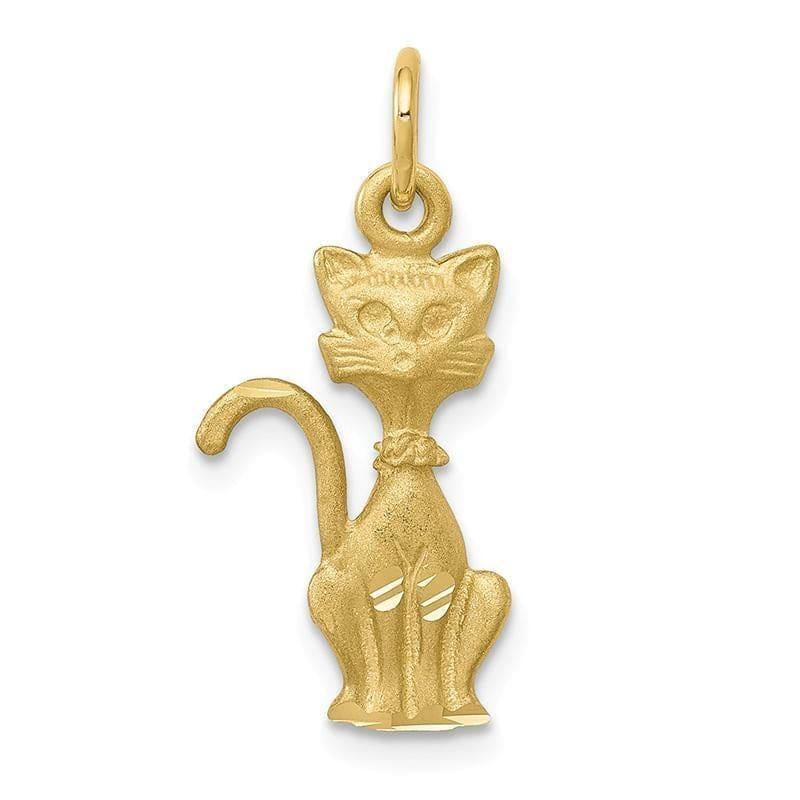 10k Tom Cat Charm - Seattle Gold Grillz