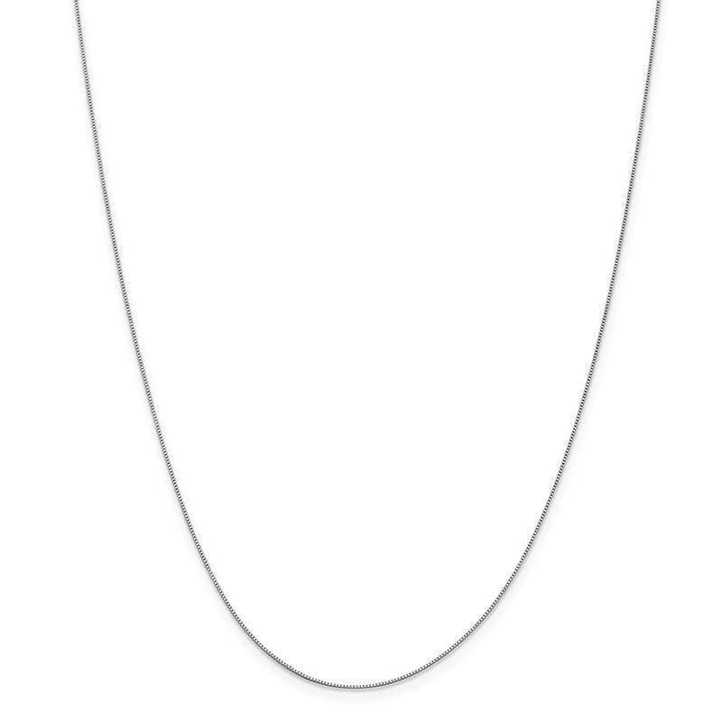 10K White Gold Box Chain - Seattle Gold Grills