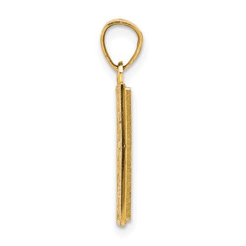 10K with Rhodium Holy Bible Charm - Seattle Gold Grillz