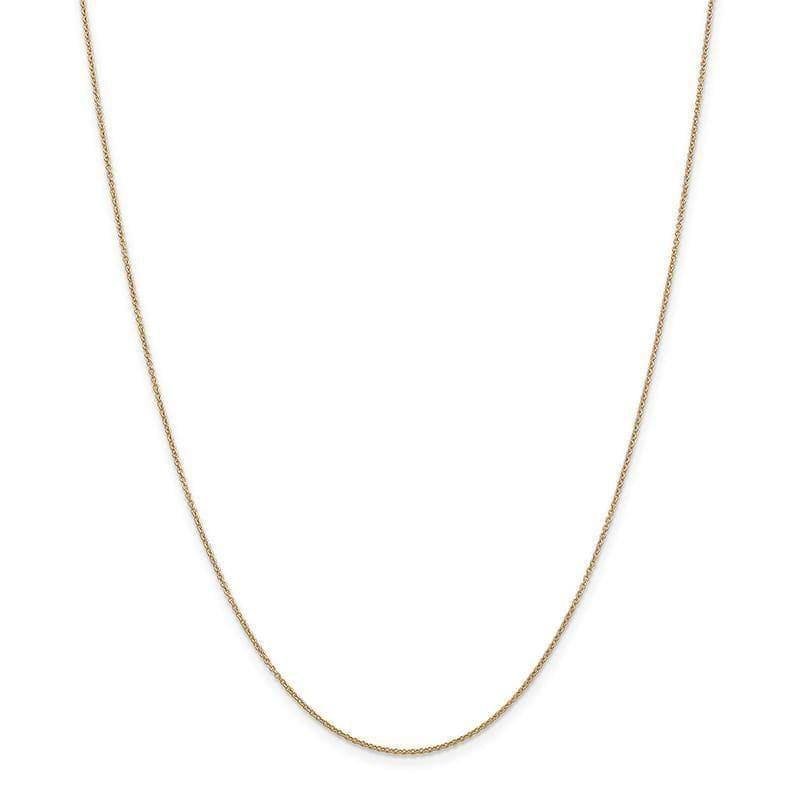 10k Yellow Gold 0.9mm Cable Chain - Seattle Gold Grillz