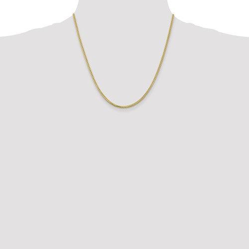 10k Yellow Gold 2.0mm Franco Chain - Seattle Gold Grillz