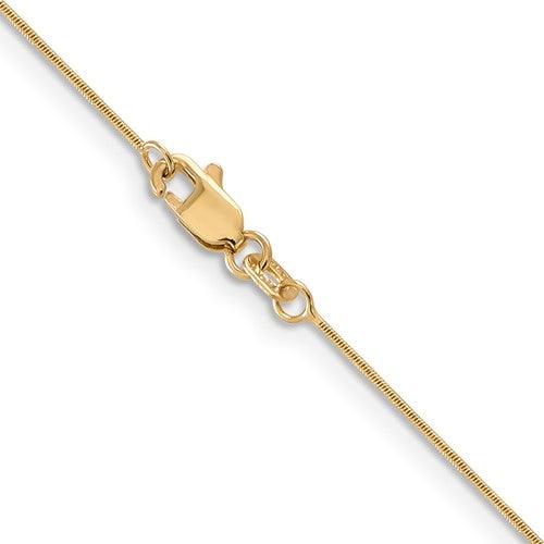 14k 0.65mm Round Snake Chain - Seattle Gold Grillz