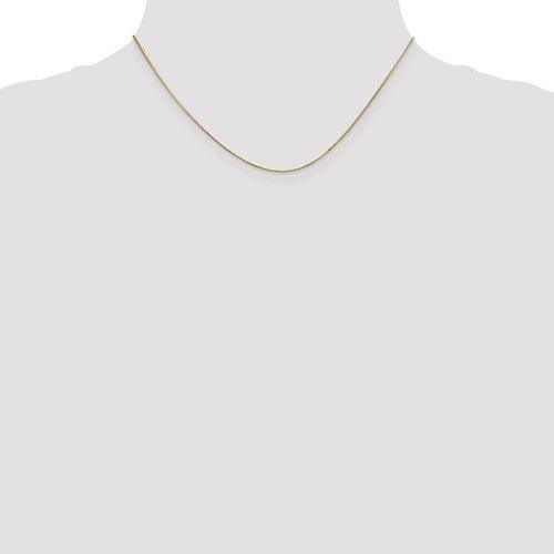 14k 0.65mm Round Snake Chain - Seattle Gold Grillz