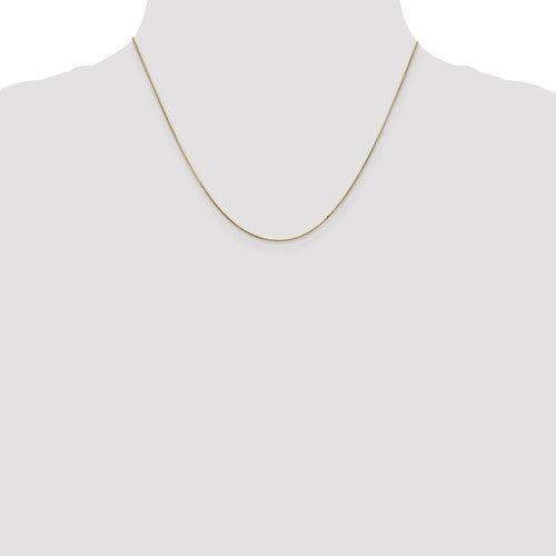 14k 0.65mm Round Snake Chain - Seattle Gold Grillz