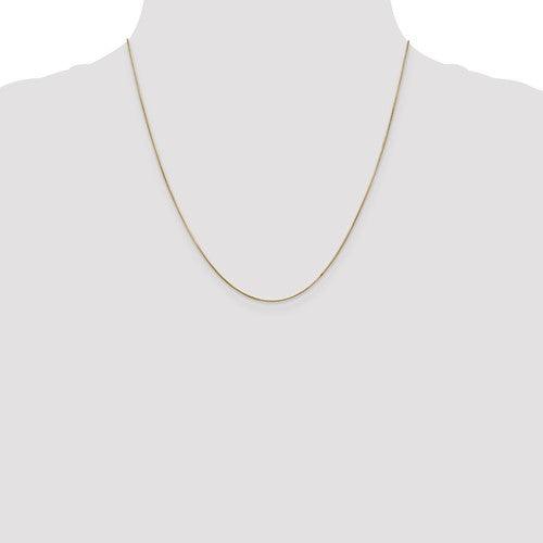14k 0.65mm Round Snake Chain - Seattle Gold Grillz