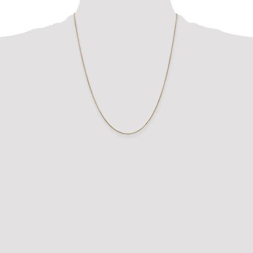 14k 0.65mm Round Snake Chain - Seattle Gold Grillz