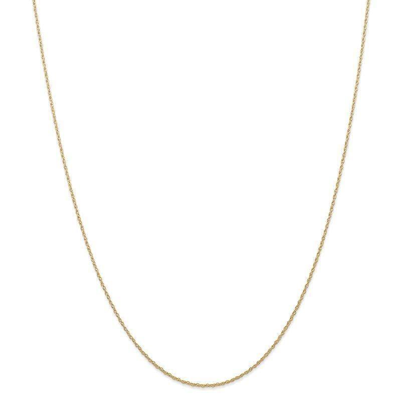 14k 0.7 mm Carded Cable Rope Chain - Seattle Gold Grillz