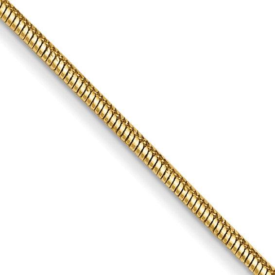 14k 0.80mm Octagonal Snake Chain - Seattle Gold Grillz