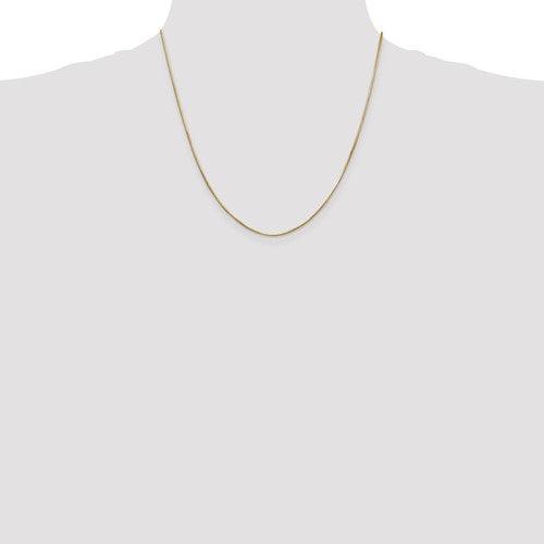 14k 0.80mm Octagonal Snake Chain - Seattle Gold Grillz