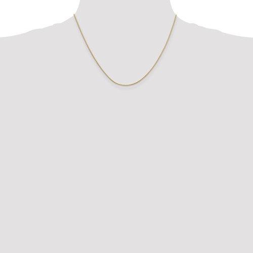 14k 0.90mm Round Snake Chain - Seattle Gold Grillz