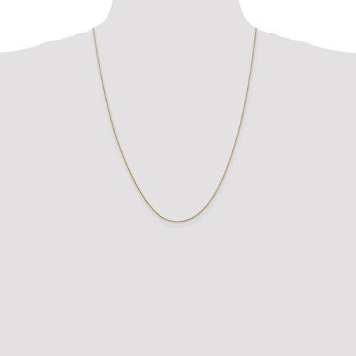14k 0.90mm Round Snake Chain - Seattle Gold Grillz