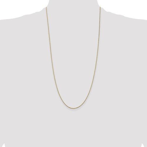 14k 0.9mm Box Chain - Seattle Gold Grillz