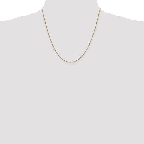 14k 0.9mm Box Chain - Seattle Gold Grillz