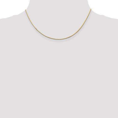 14k 1.00mm Octagonal Snake Chain - Seattle Gold Grillz