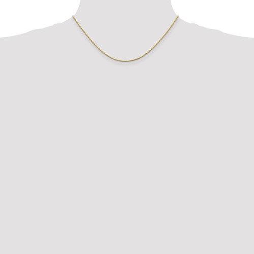 14k 1.05mm Box Chain - Seattle Gold Grillz