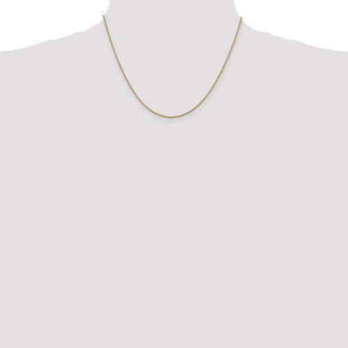 14k 1.05mm Box Chain - Seattle Gold Grillz