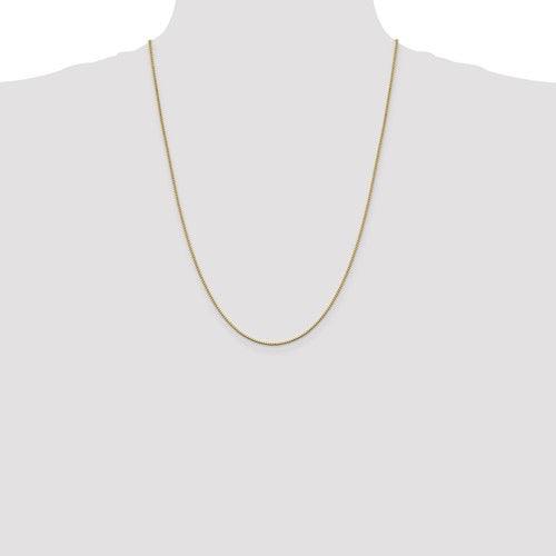 14k 1.05mm Box Chain - Seattle Gold Grillz
