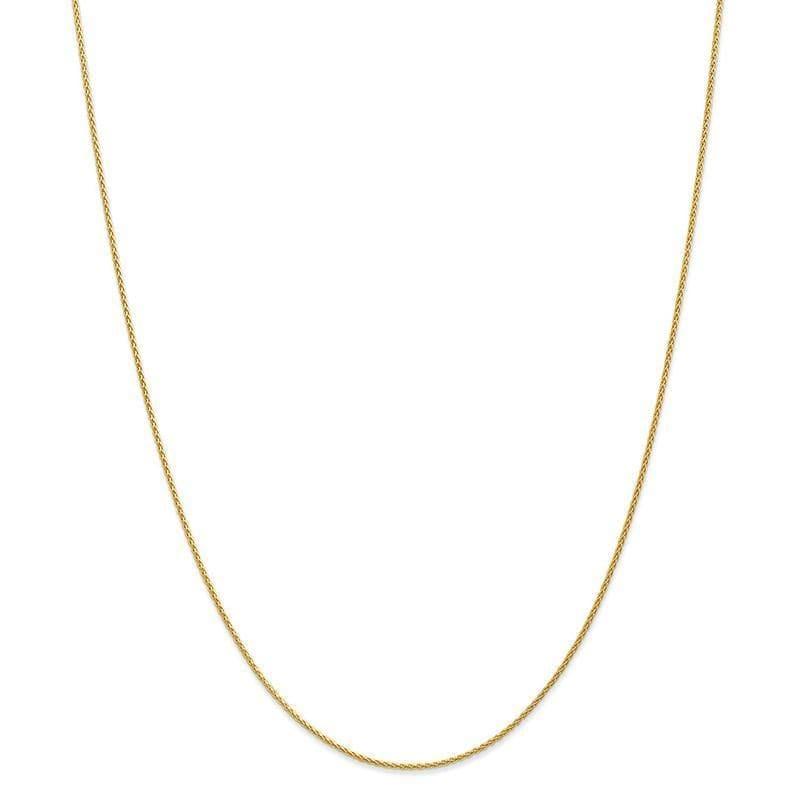 14k 1.2mm Parisian Wheat Anklet - Seattle Gold Grillz